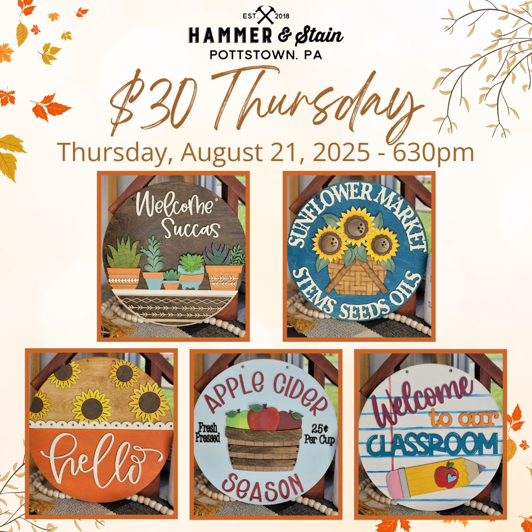 8/21/2025 Thursday 630pm - $30 Thursday