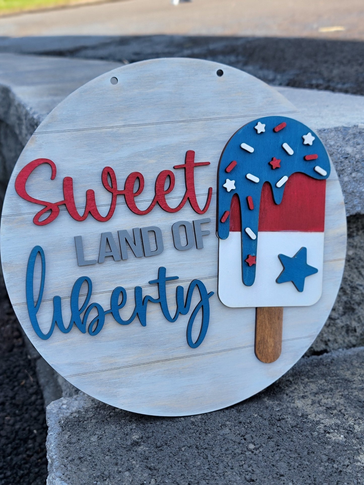 Patriotic/Summer Hanging Signs - Hammer @ Home Kit