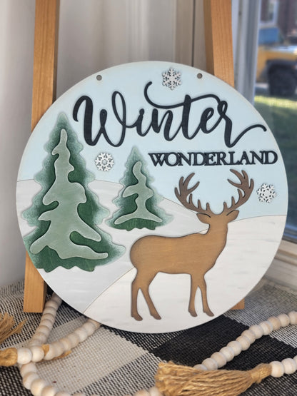 Winter 10.5" Doorhangers - Hammer @ Home Kit