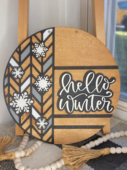 Winter 10.5" Doorhangers - Hammer @ Home Kit