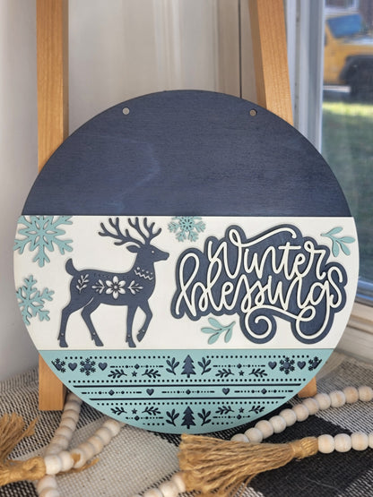 Winter 10.5" Doorhangers - Hammer @ Home Kit