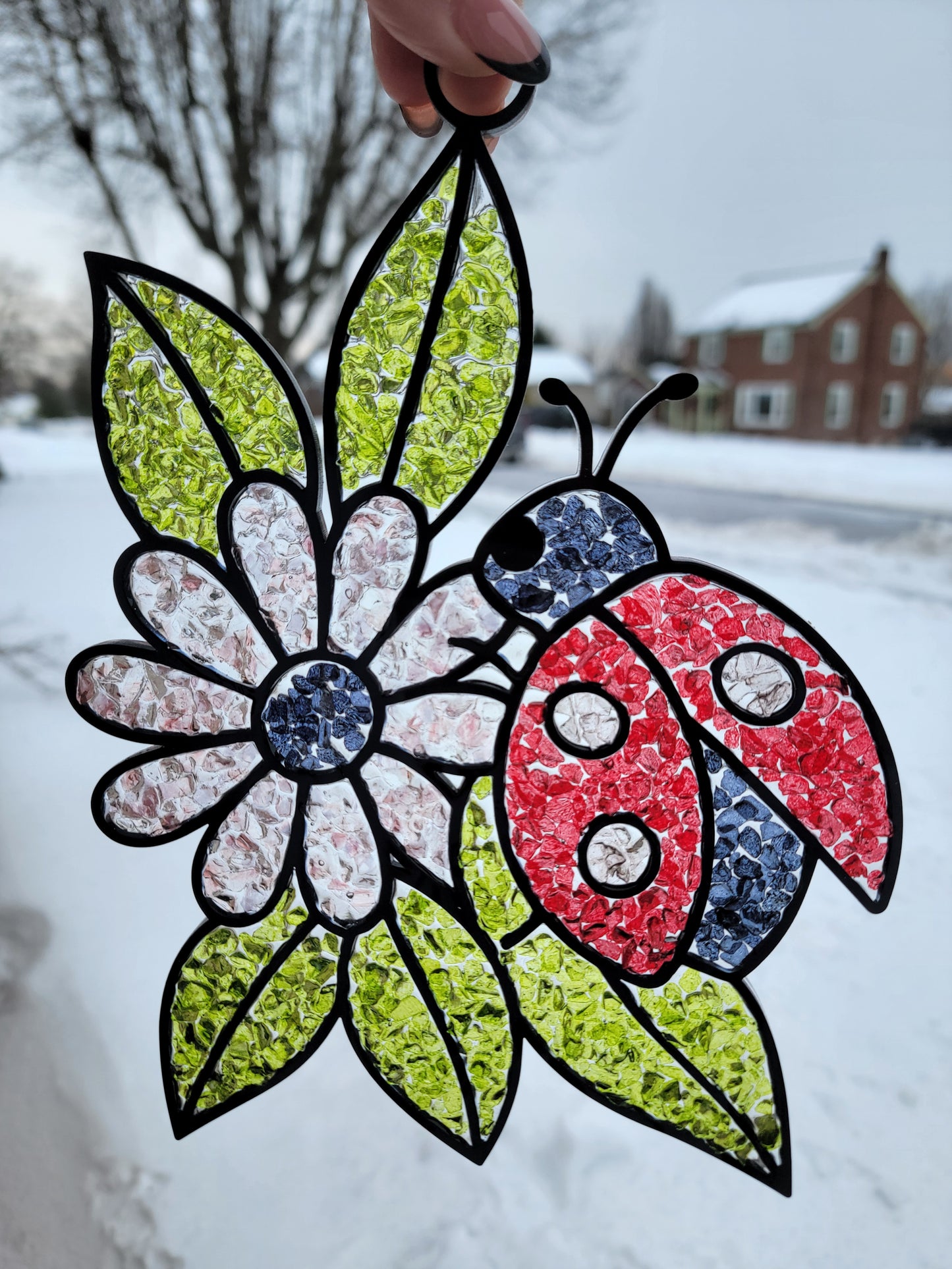 3/16/2026 Monday 6pm - Crushed Glass Suncatchers