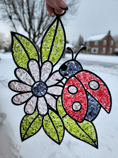 3/16/2026 Monday 6pm - Crushed Glass Suncatchers