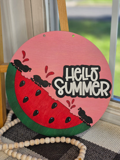 Summer Doorhangers - Hammer @ Home