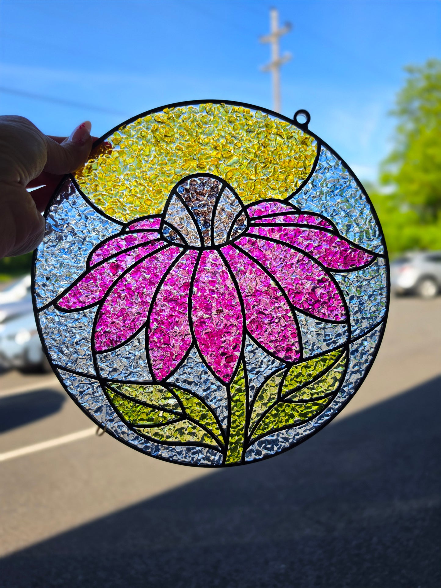 6/17/2026 Wednesday 6pm - Crushed Glass Suncatchers