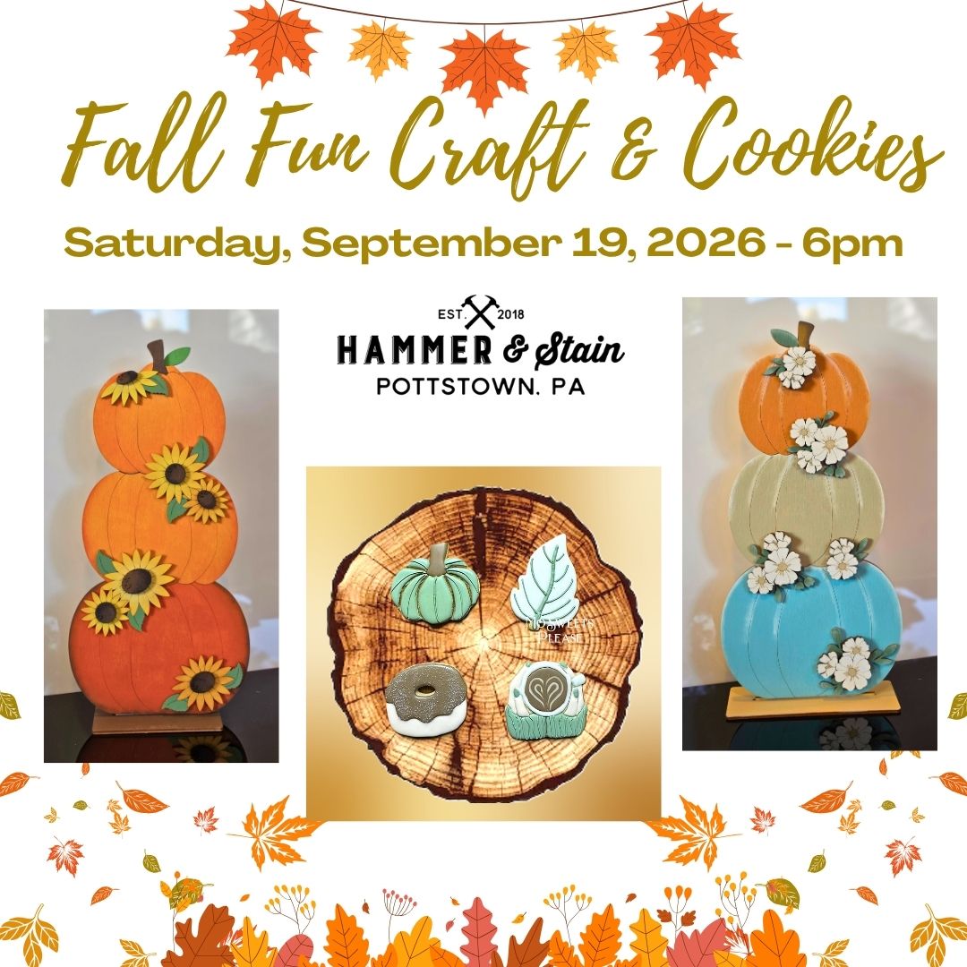 9/19/2026 Saturday 6pm - Fall Fun - Craft & Cookies