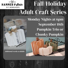 2023 Fall/Holiday Adult Craft Series