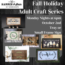 2023 Fall/Holiday Adult Craft Series