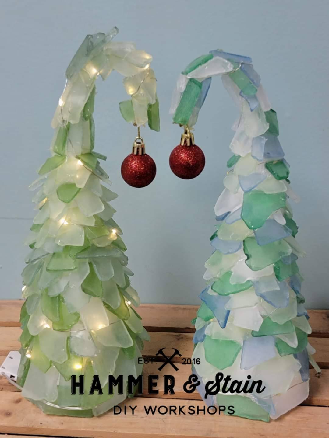 12/09/2025 Tuesday 6pm - Grinchmas Trees & Sea Glass Trees