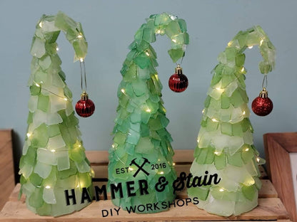 12/09/2025 Tuesday 6pm - Grinchmas Trees & Sea Glass Trees