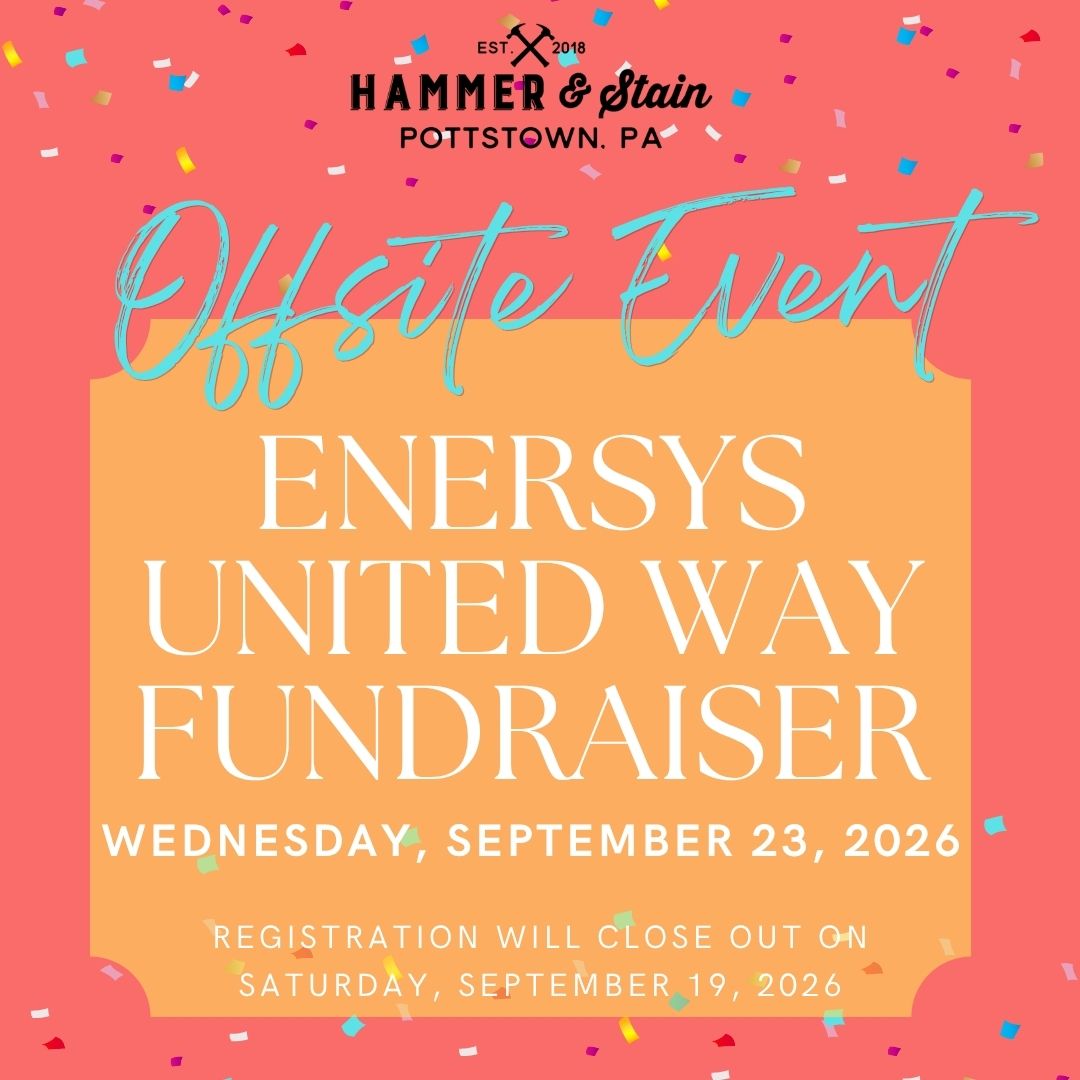 9/23/2026 Wednesday - EnerSys United Way Fundraiser