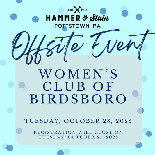 10/28/2025 Tuesday - Women's Club of Birdsboro