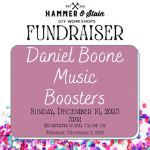 12/10/2023 Sunday 3pm - Daniel Boone Music Booster Fundraiser($42+)