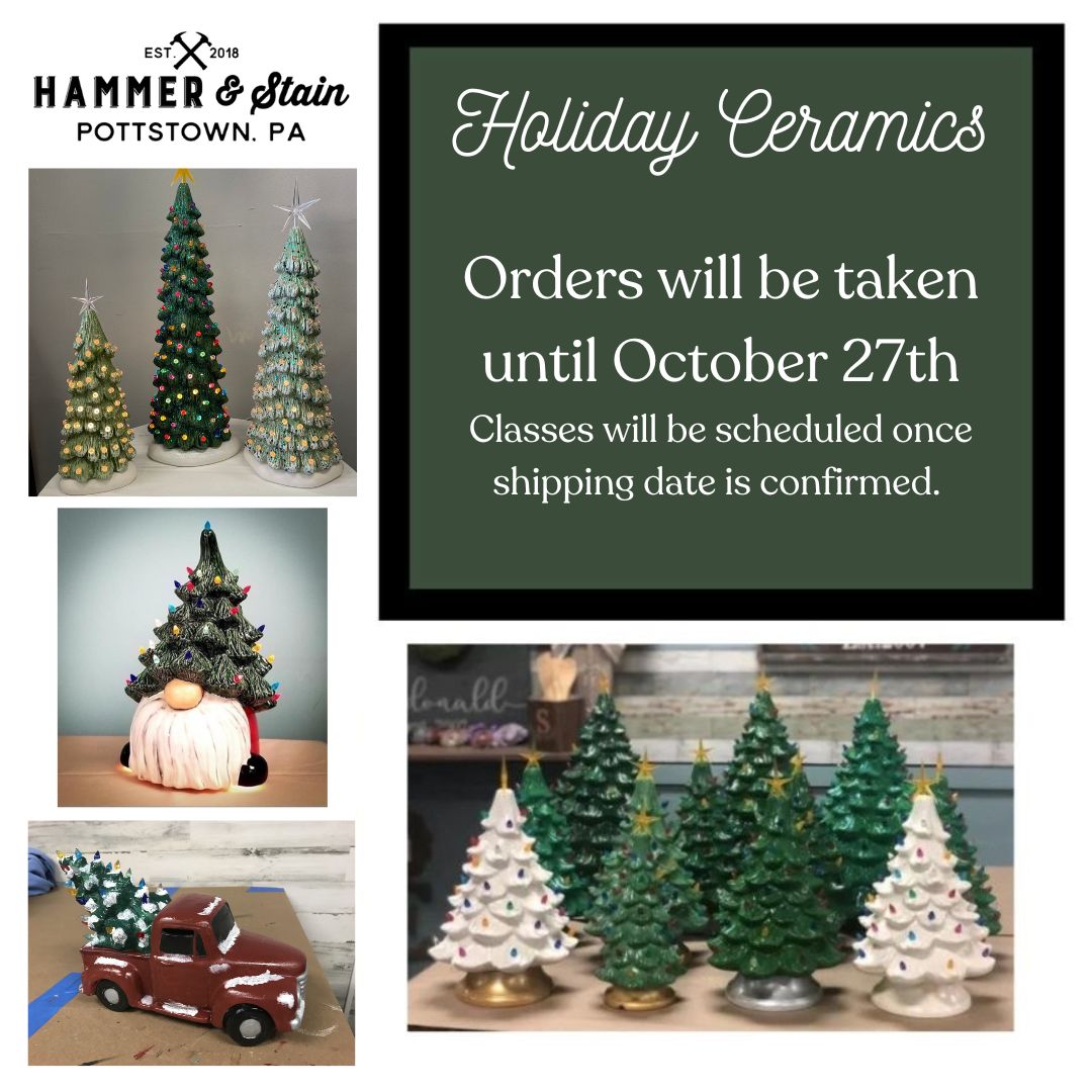 2024 Holiday Ceramics PreSale(46+) Hammer & Stain Pottstown