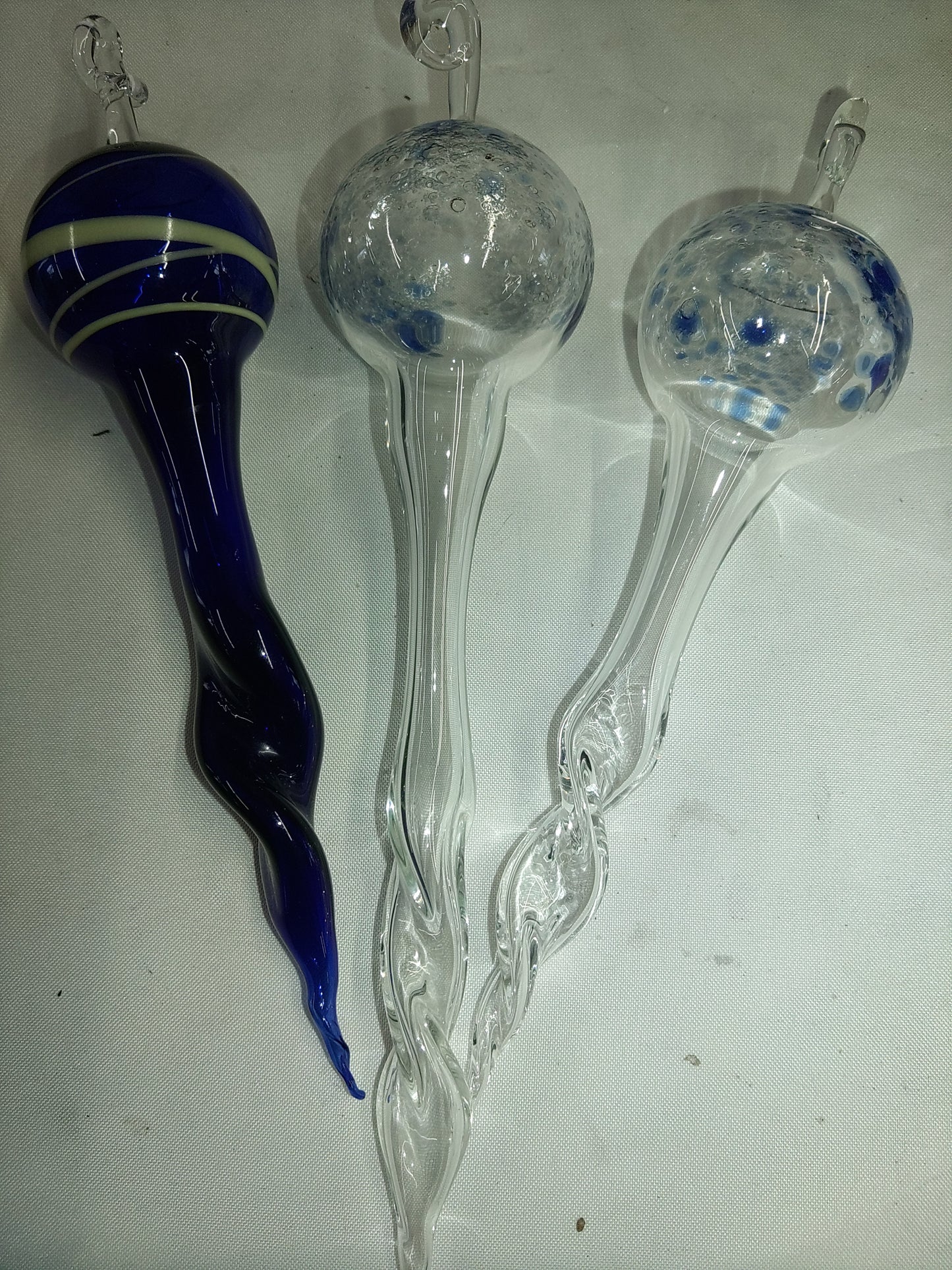 11/12/2025 Wednesday 6pm - Glass Blown Christmas Ornament Icicle w/ Peluso Glass