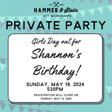 5/19/2024 Sunday 530pm - Girls Day out for Shannon's Birthday!