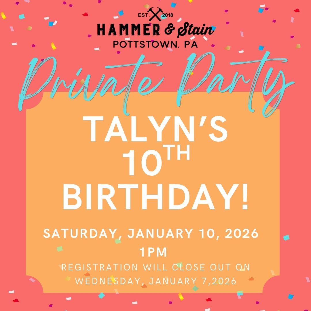 1/10/2026 Saturday 1pm - Talyn's 10th Birthday