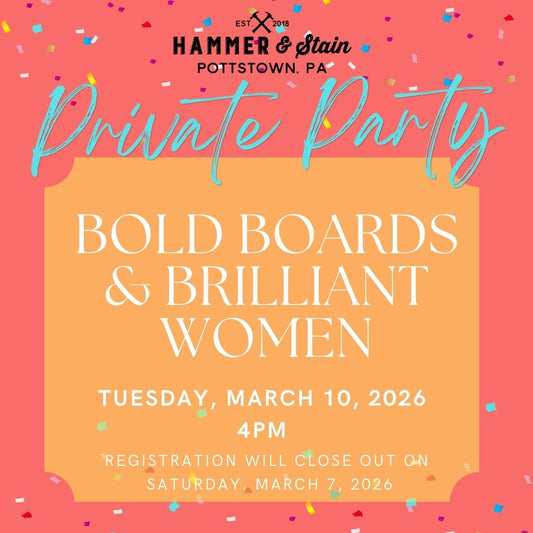 3/10/2026 Tuesday 4pm - Bold Boards & Brilliant Women