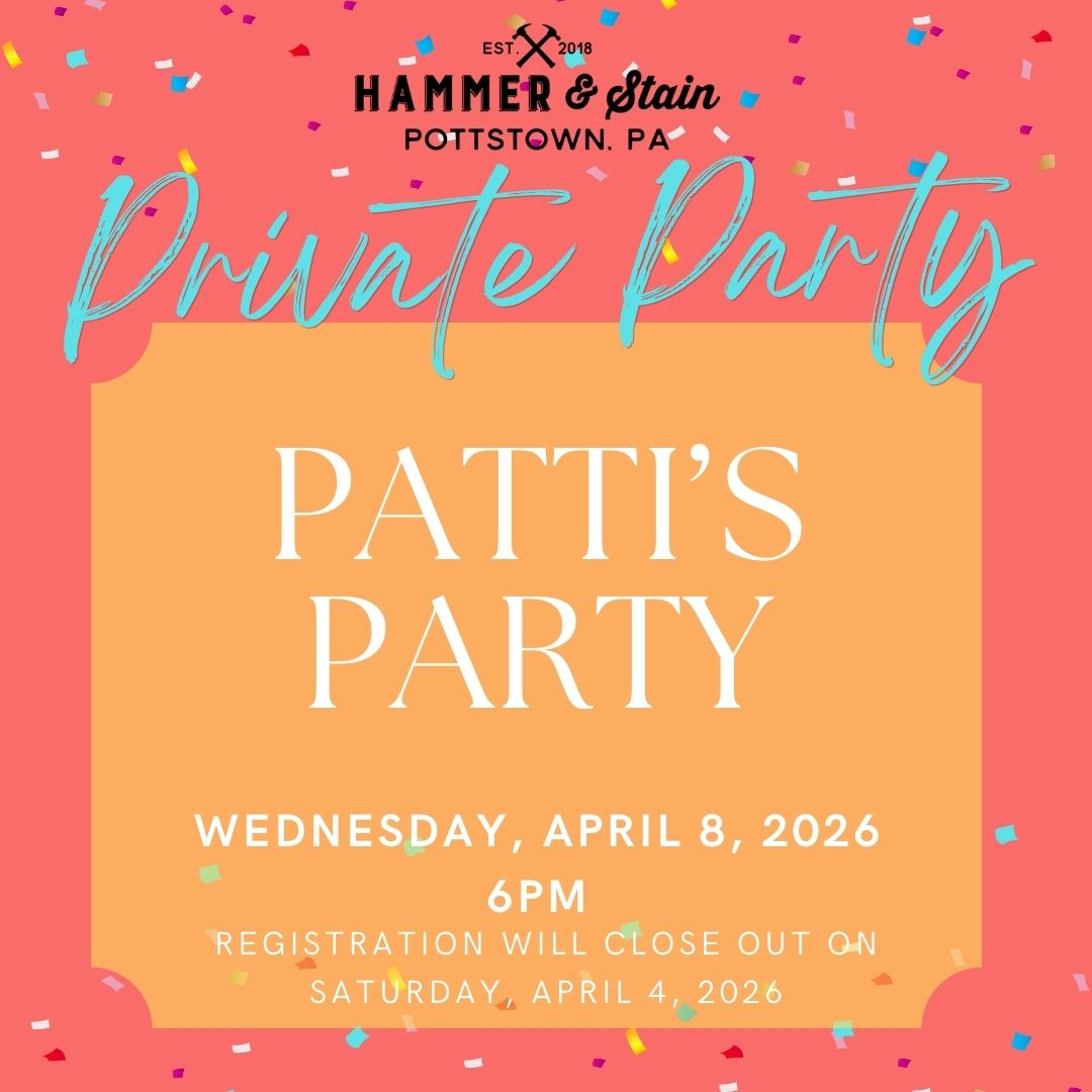 4/08/2026 Wednesday 6pm - Patti's party