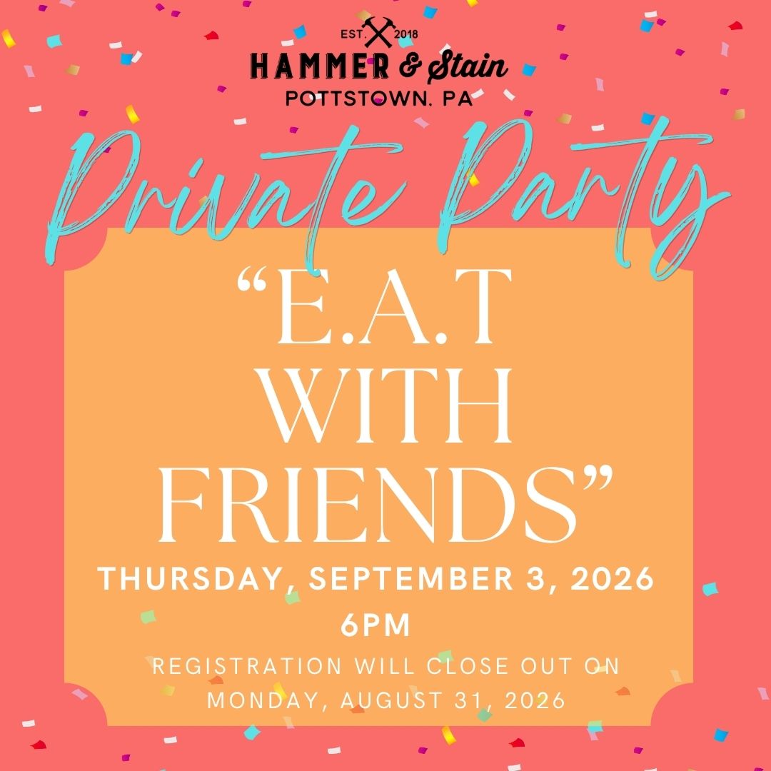 9/03/2026 Thursday 6pm - “E.A.T with friends”