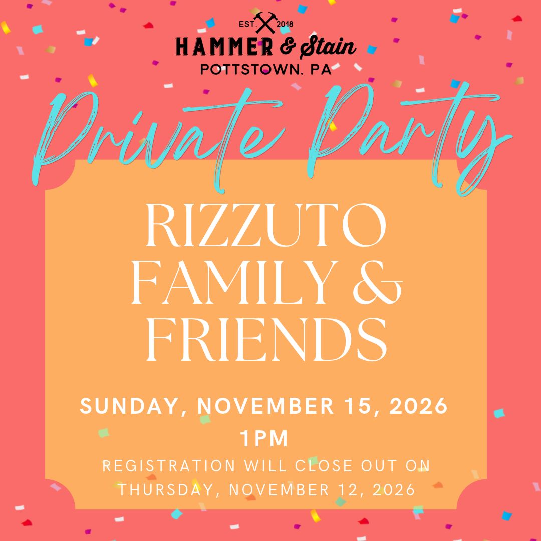 11/15/2026 Sunday 1pm - Rizzuto Family & Friends