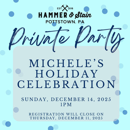 12/14/2025 Sunday 1pm - Michele's Holiday Celebration($37+)
