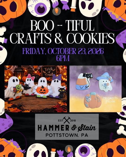 10/23/2026 Friday 6pm - Boo-tiful Crafts & Cookies