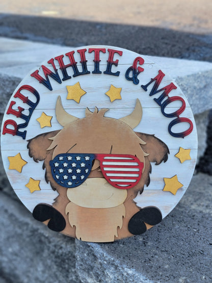 Patriotic/Summer Hanging Signs - Hammer @ Home Kit